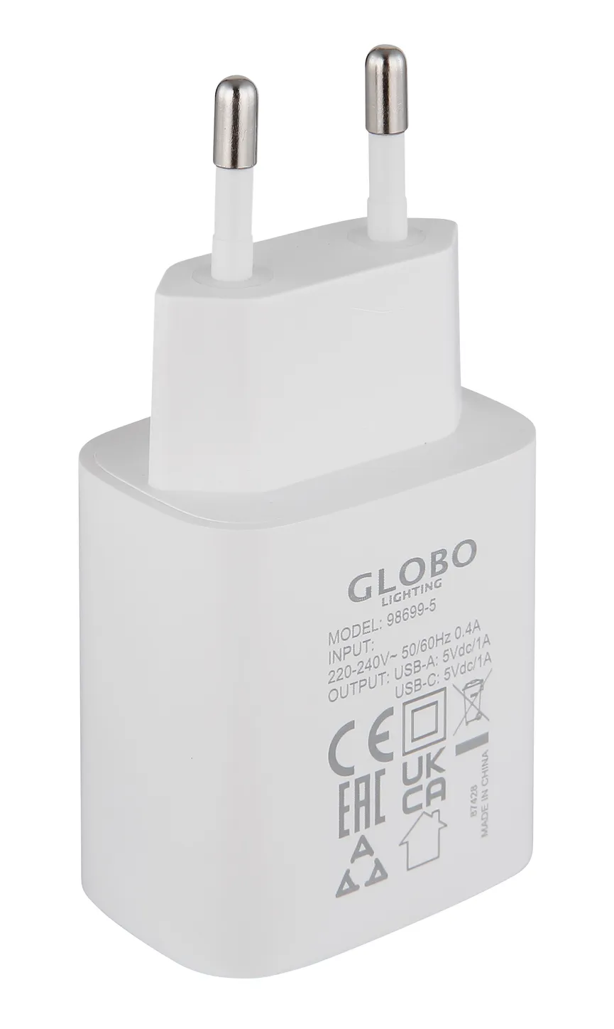 Netzstecker USB A und C detail