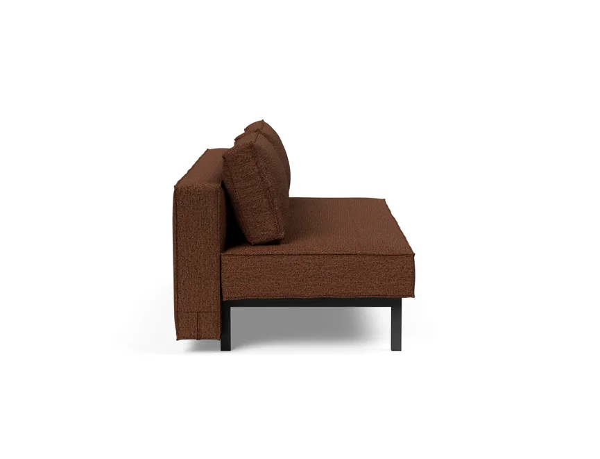 Klappsofa Metall schwarz detail