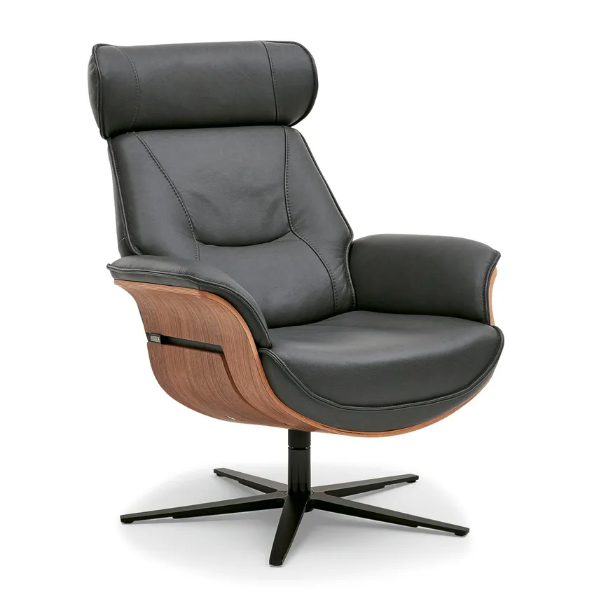 Relaxsessel Fuß schwarz detail