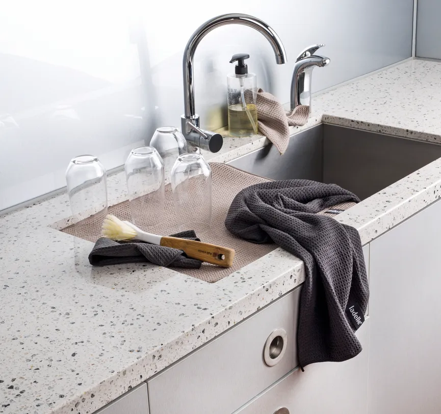 Geschirrtuch schwarz milieu