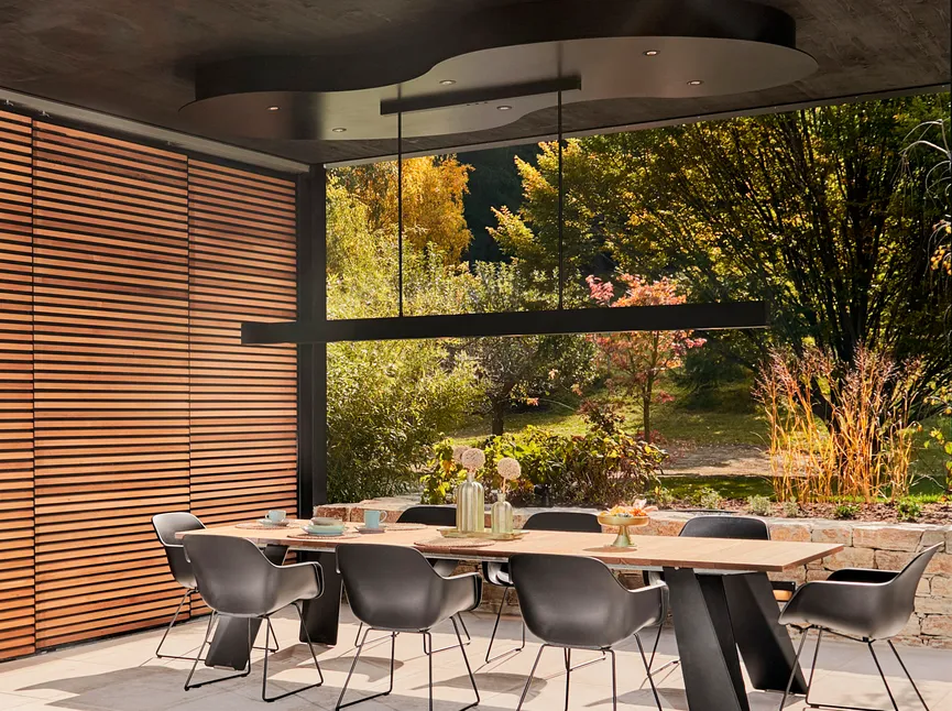 Lampe mit Heizstrahler milieu