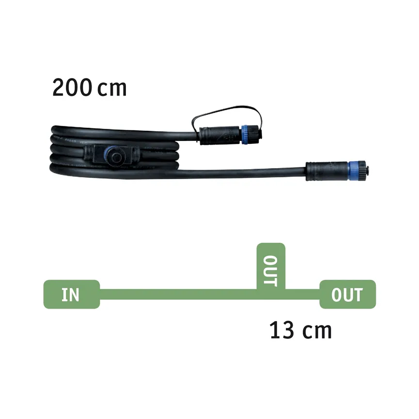 Plug&Shine Kabel 2m/2 Ausgänge detail