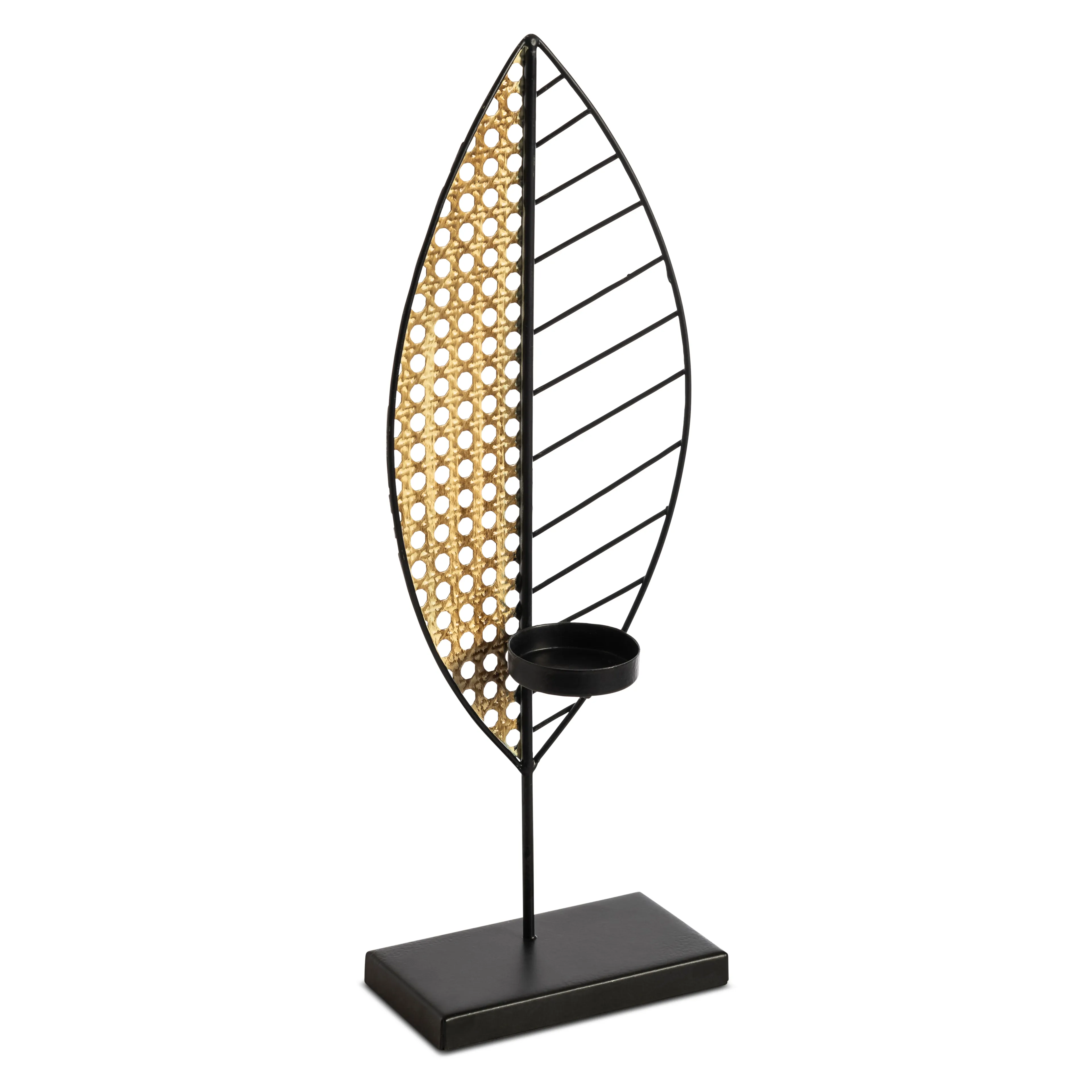 Teelichthalter Blätter 33,9 cm
