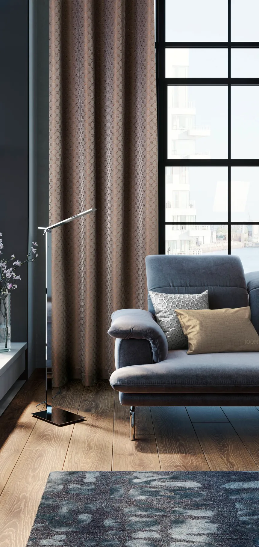 Ösenschal JOOP!Allover milieu