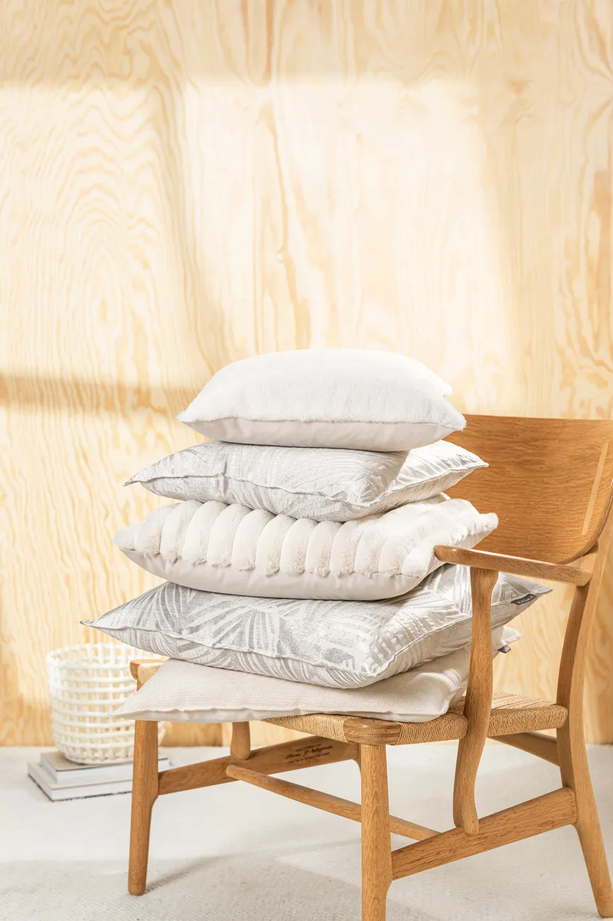 Kissenhülle Glossy champagner milieu