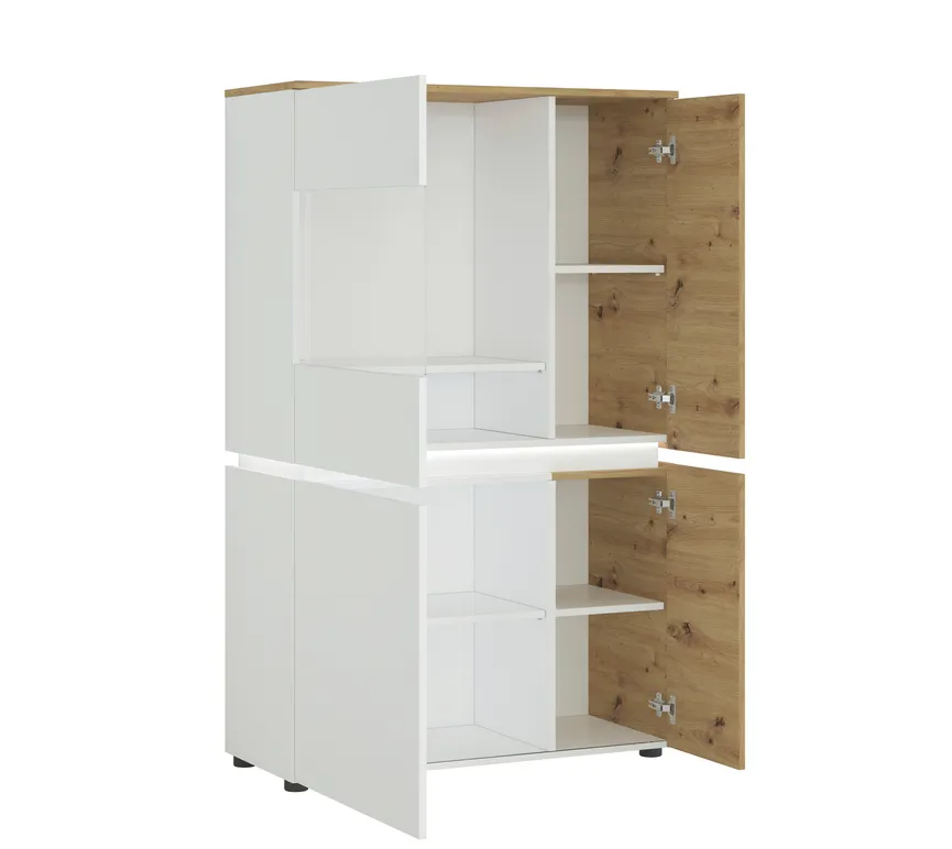 Vitrine 4-trg., detail