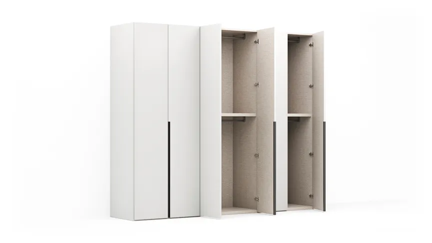 Drehtürenschrank 6-trg. detail
