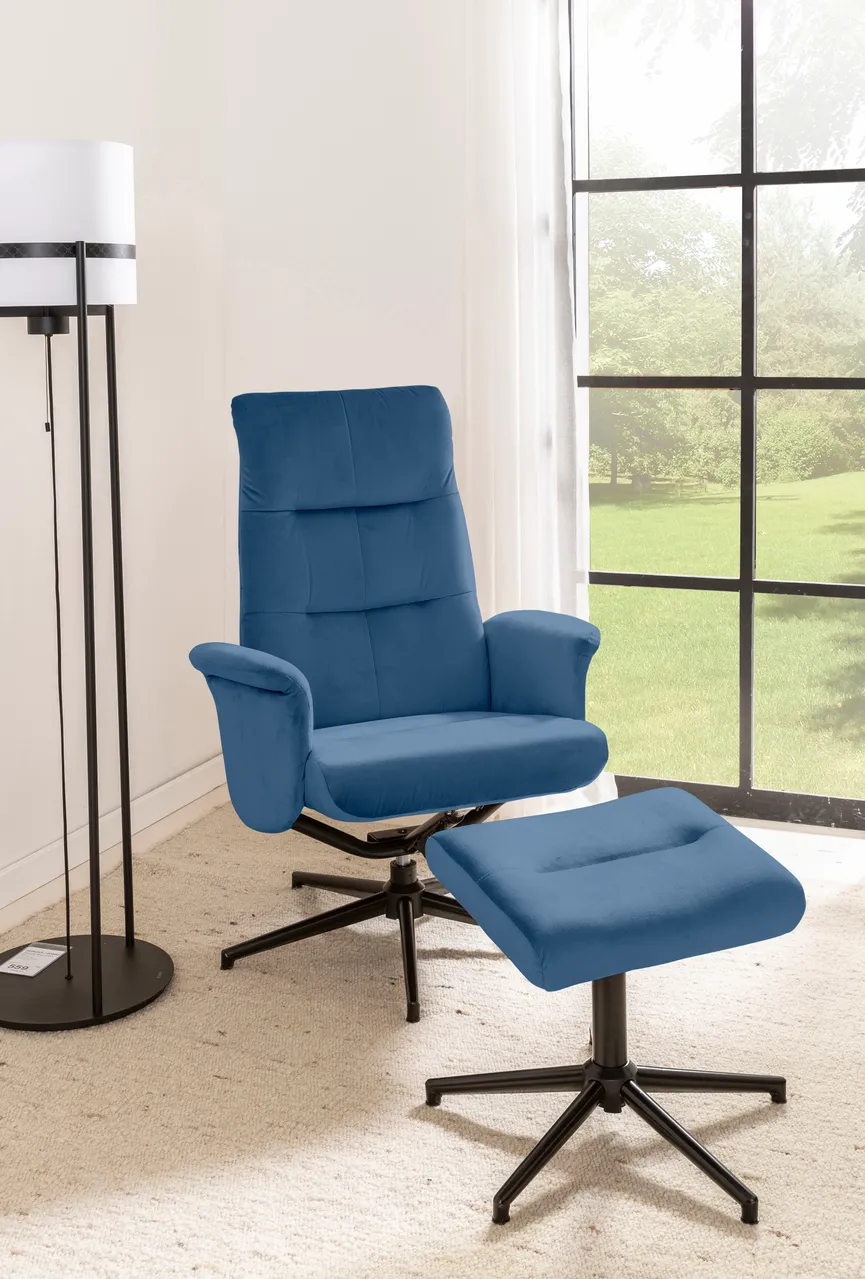 Relaxsessel + Hocker milieu