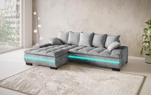 Ecksofa mit LED-Beleuchtung
