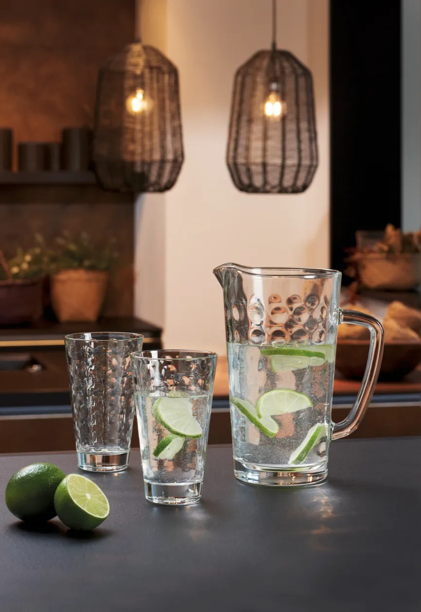 Krug "Ciao Optic" 1,2 Liter milieu