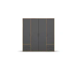 Grau-Metallic / Eiche Artisan material_farbe