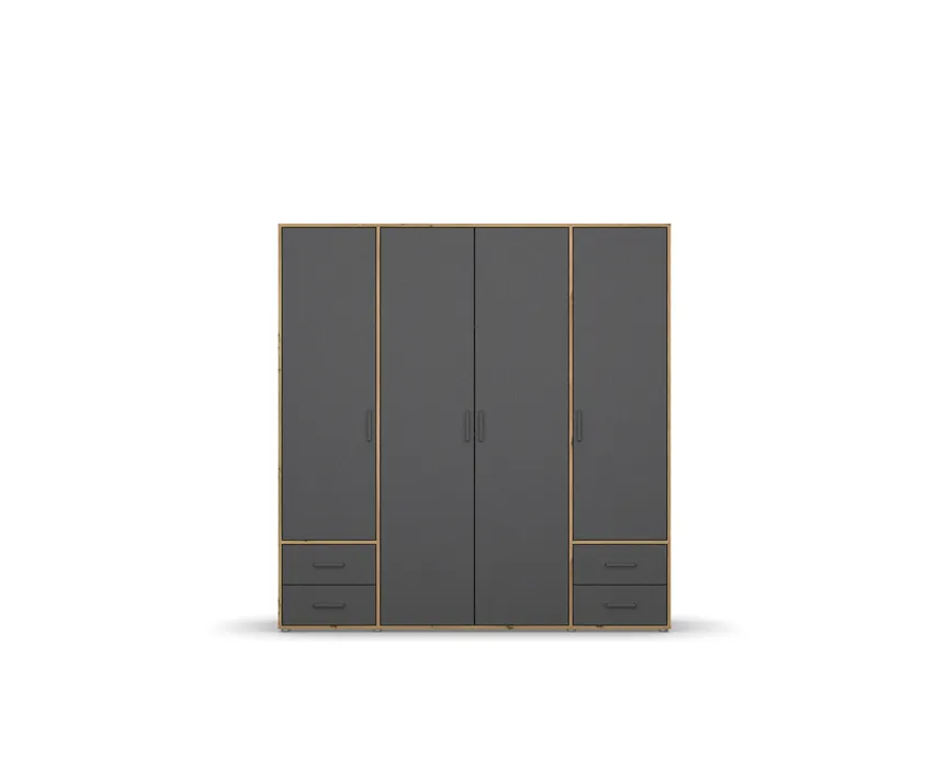 Drehtürenschrank 4-trg. material_farbe