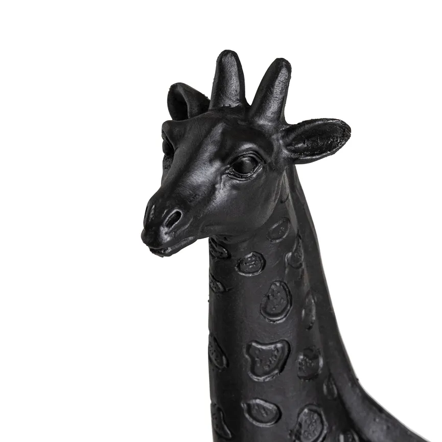 Figur "Giraffe" schwarz detail