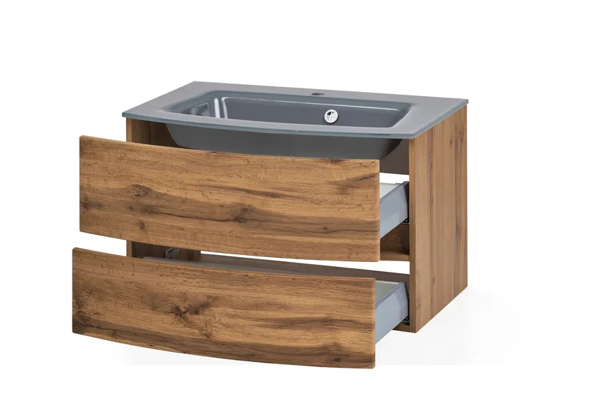 *Waschtisch-Set grau dimensionsmarker