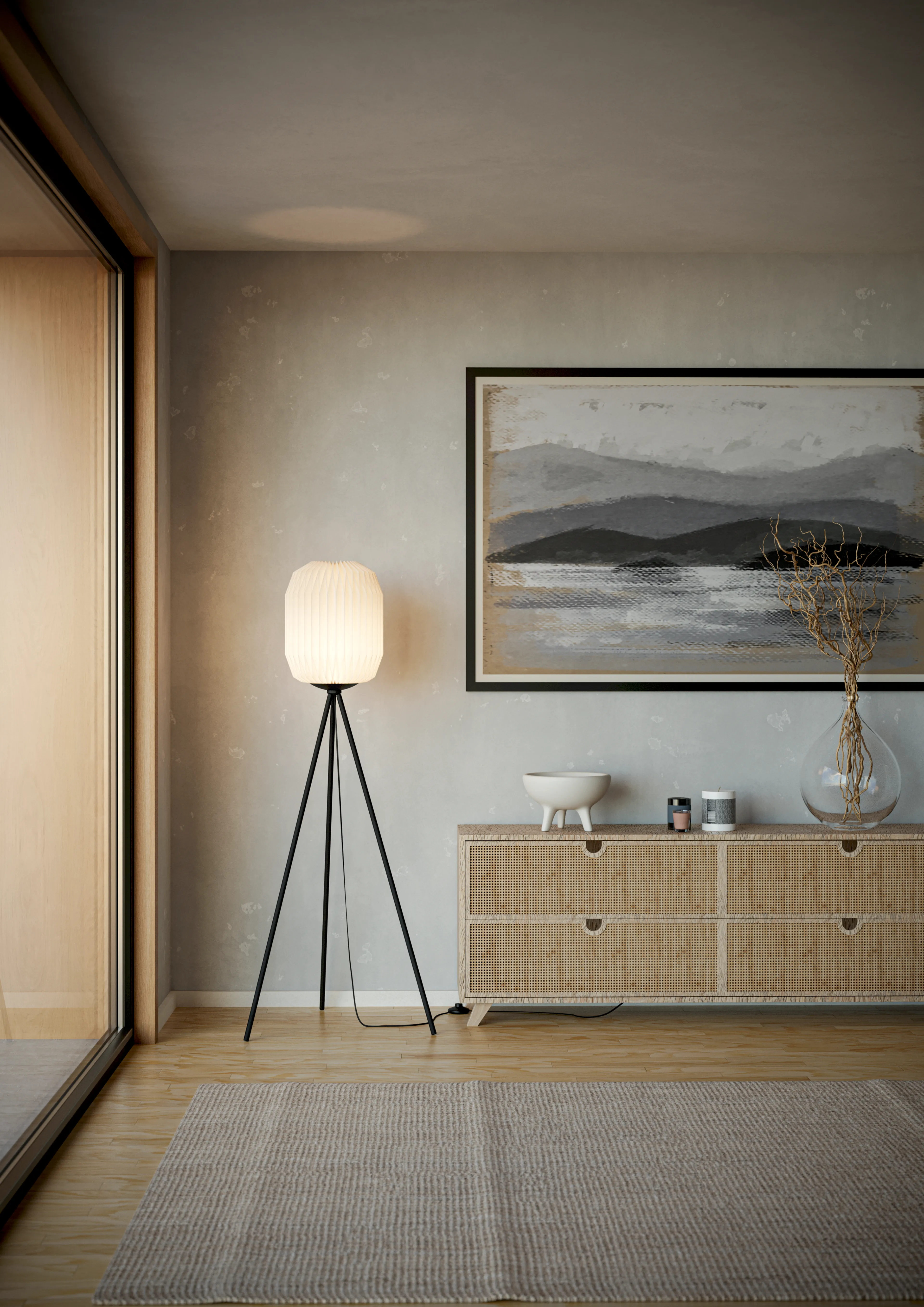 Stehlampe Belgrave