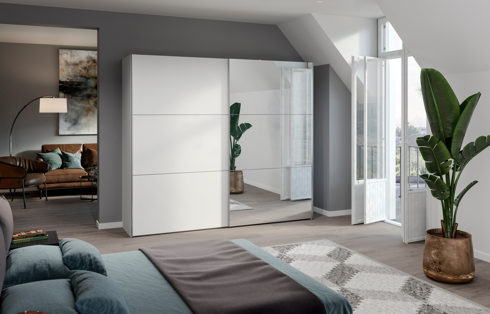 Schwebetürenschrank