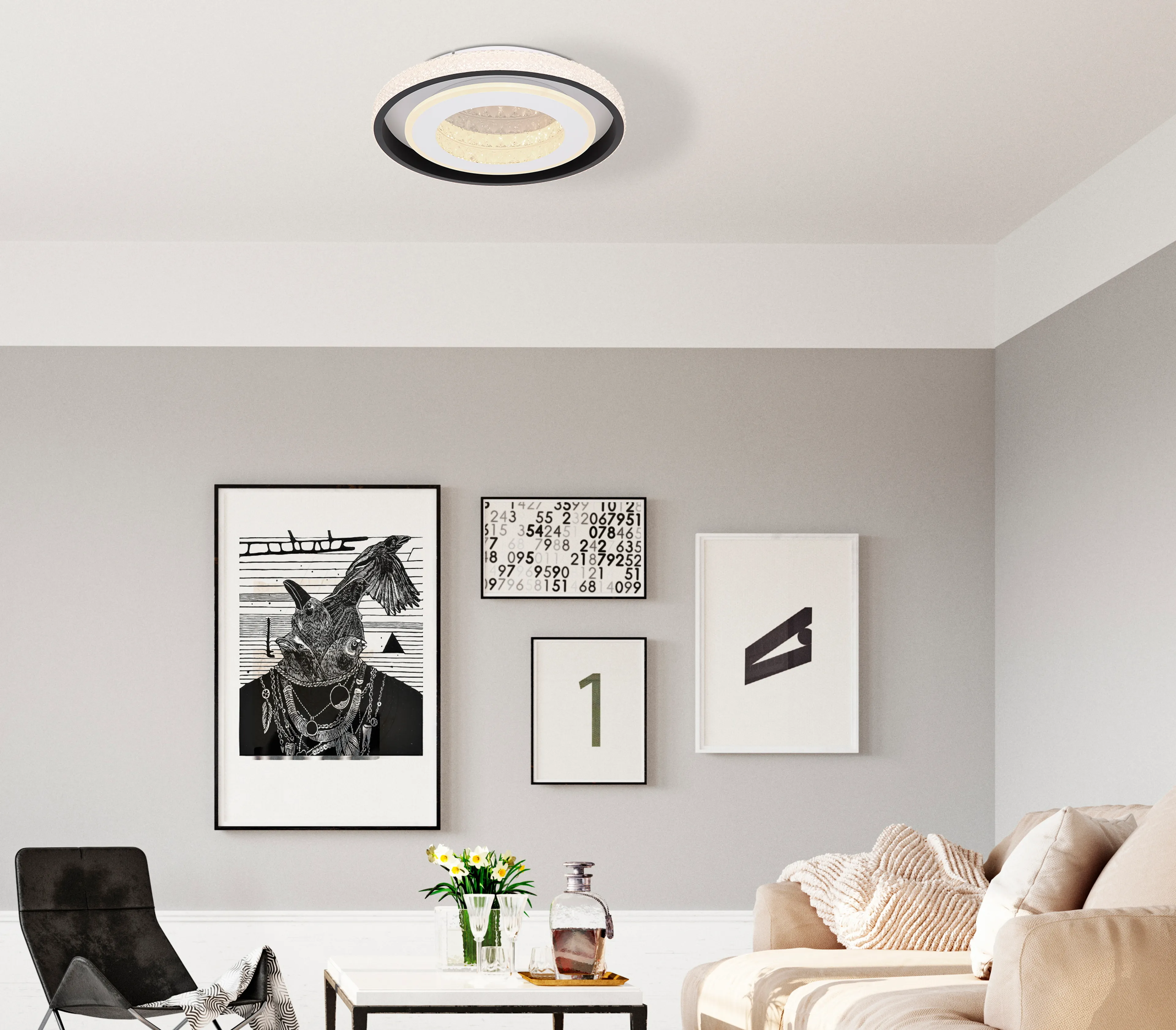 LED-Deckenleuchte Lucky