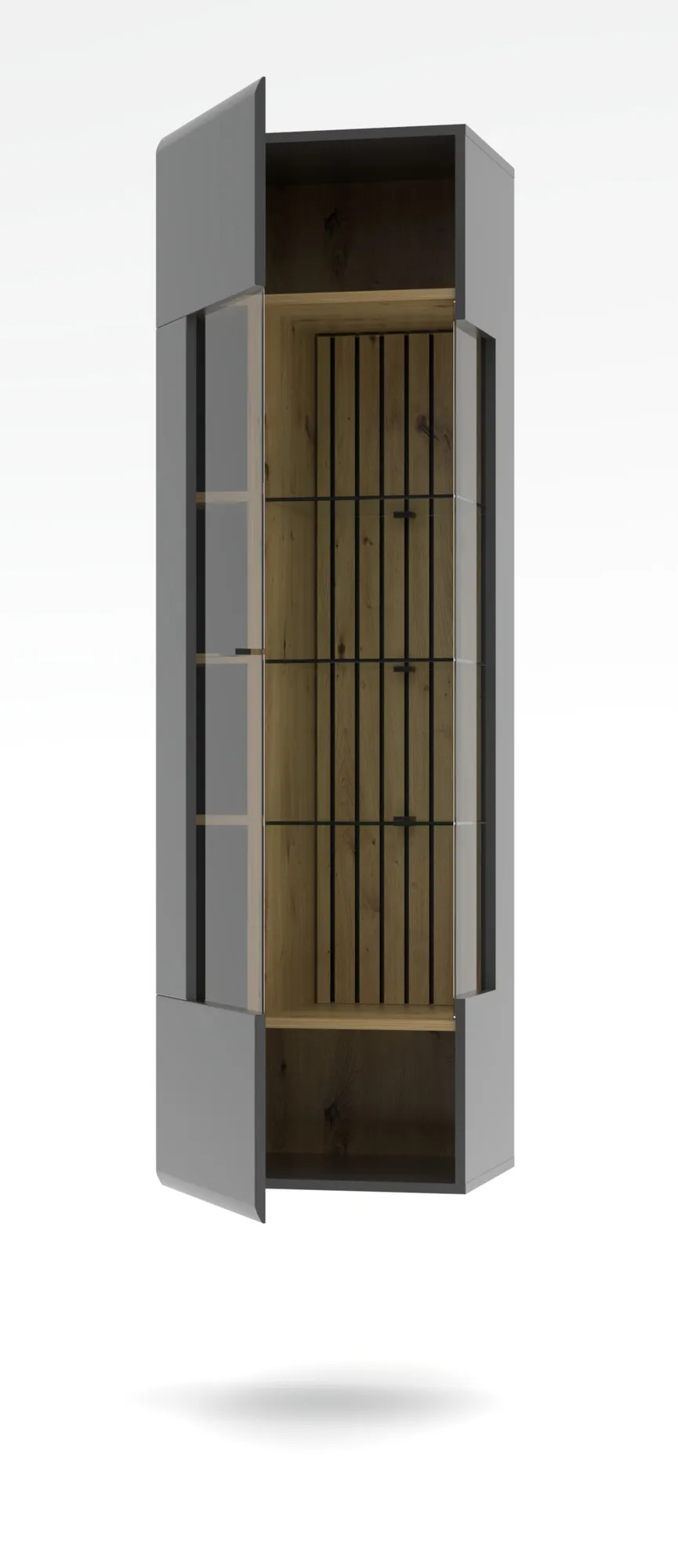 Hängevitrine detail