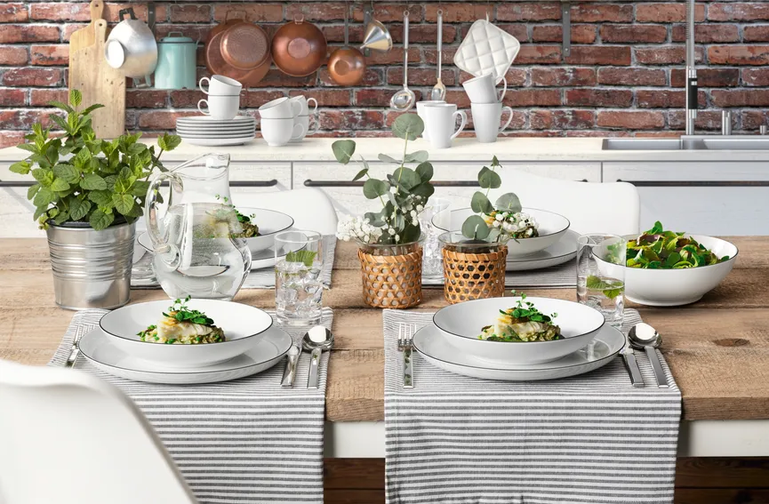 Suppenteller "Lido" weiß milieu