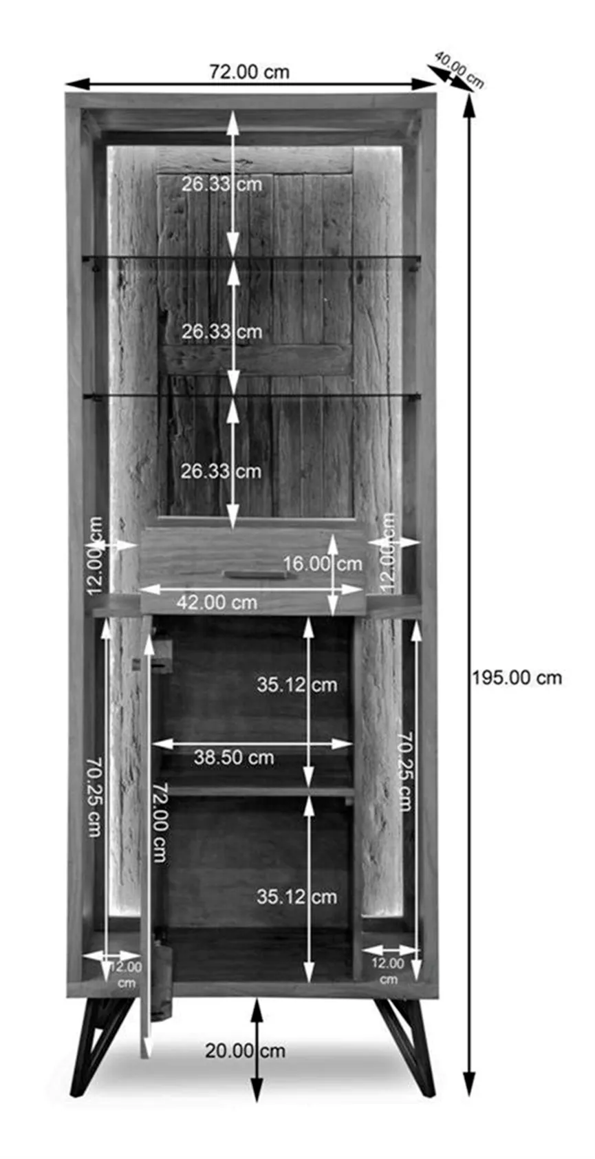 Vitrine detail