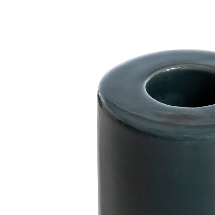 Kerzenhalter "Zylinder" blau material_farbe