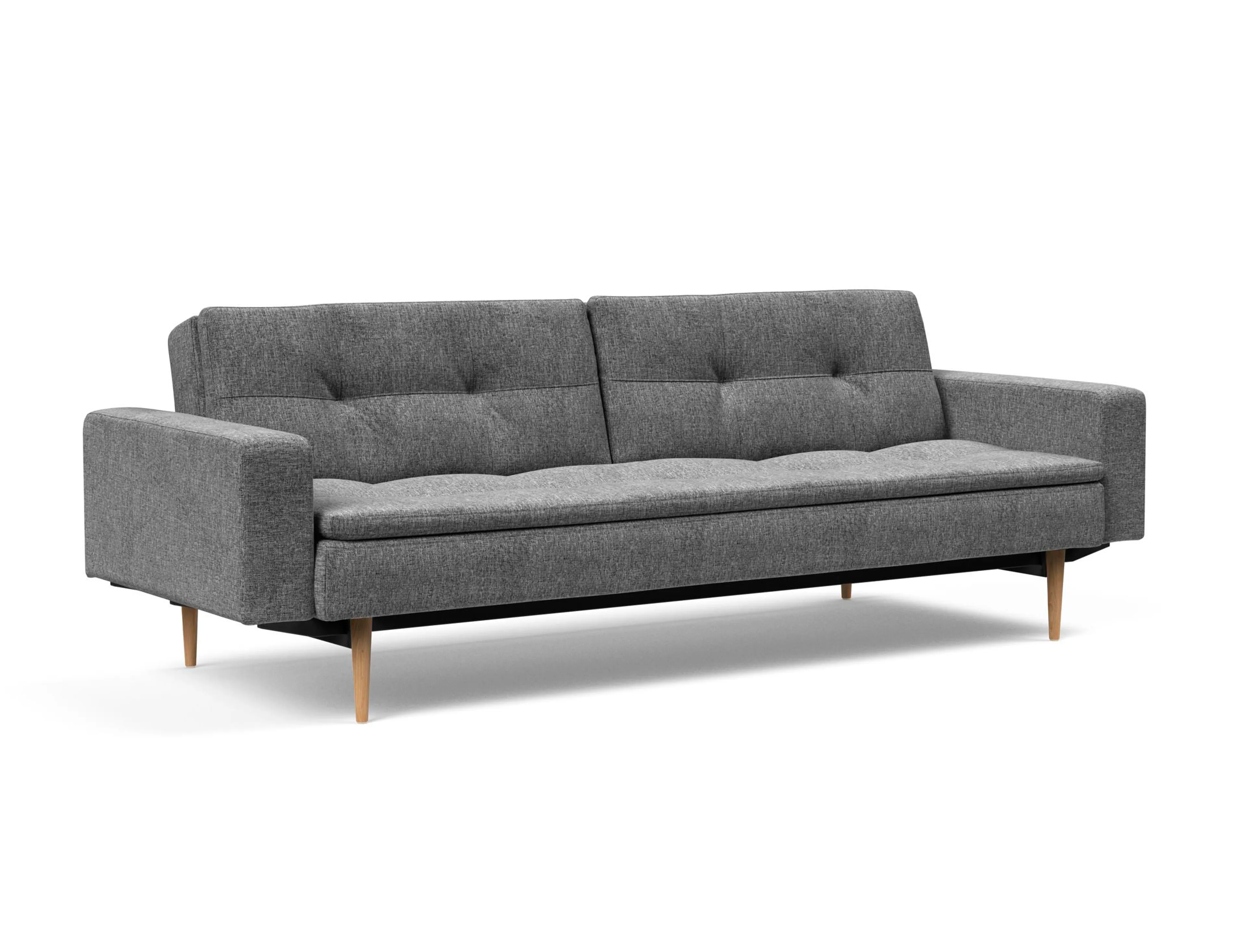 Schlafsofa mit Armlehnen Dublexo Styletto hell