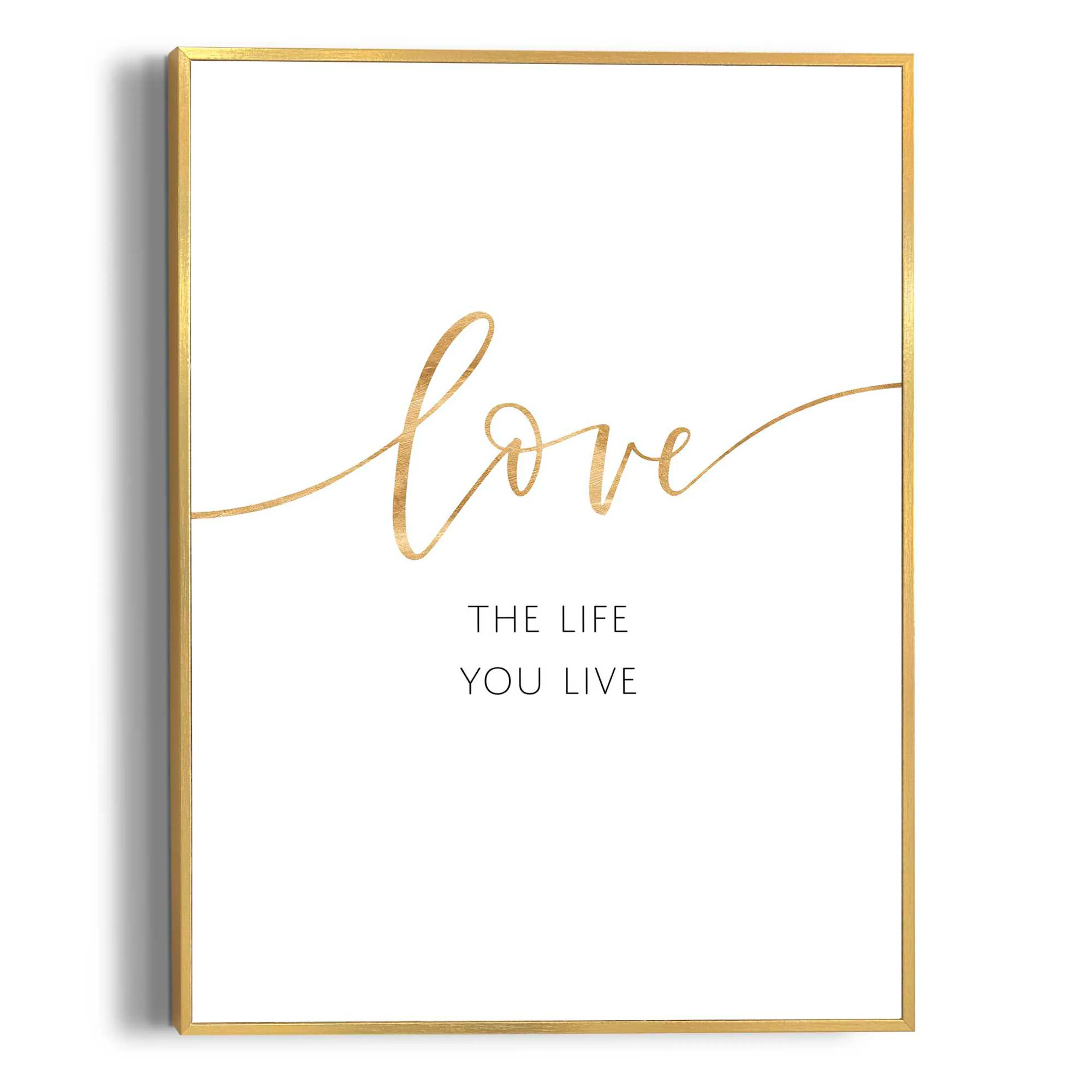 Wandbild 30 x 40 cm Life is Love