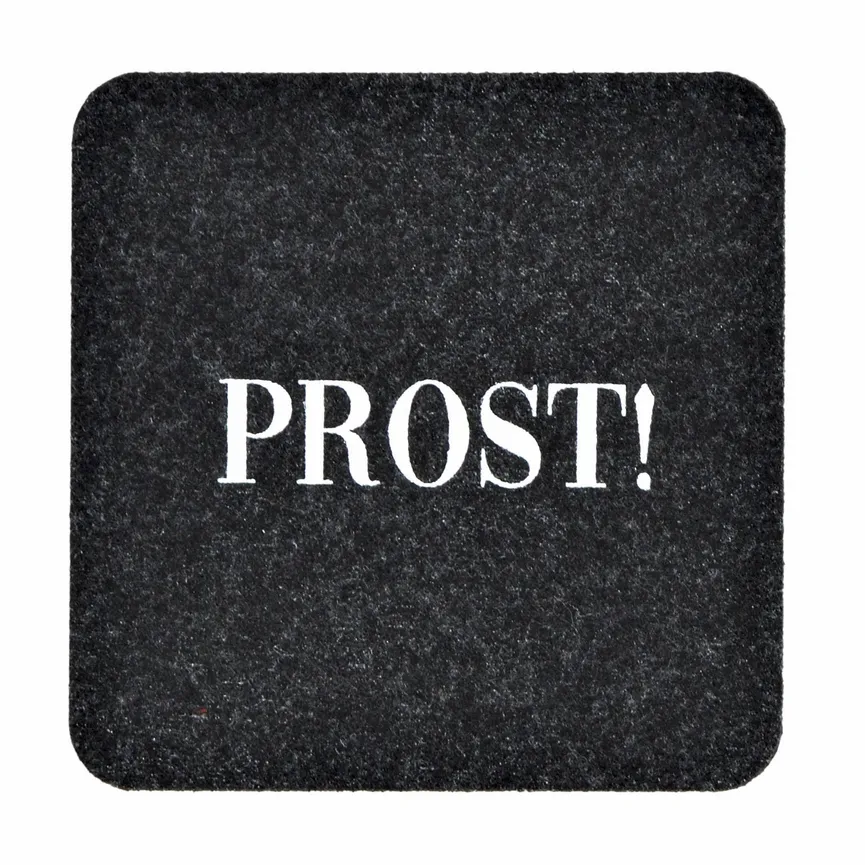 Untersetzer "Prost" grau hauptaufnahme