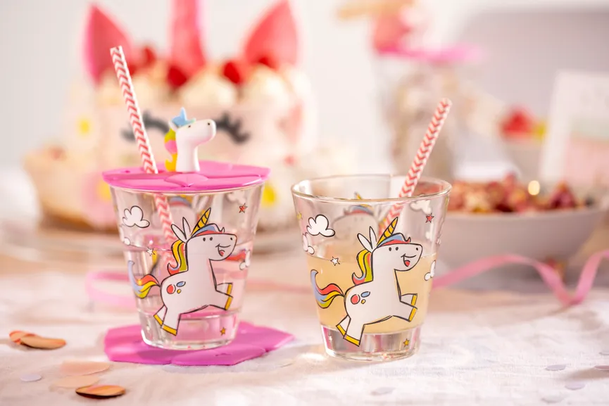 Trink-Set "Bambini" Einhorn milieu