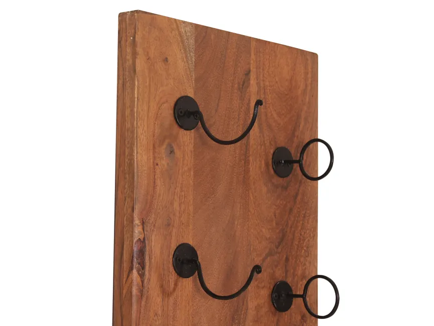 Wandregal 8 Flaschen detail