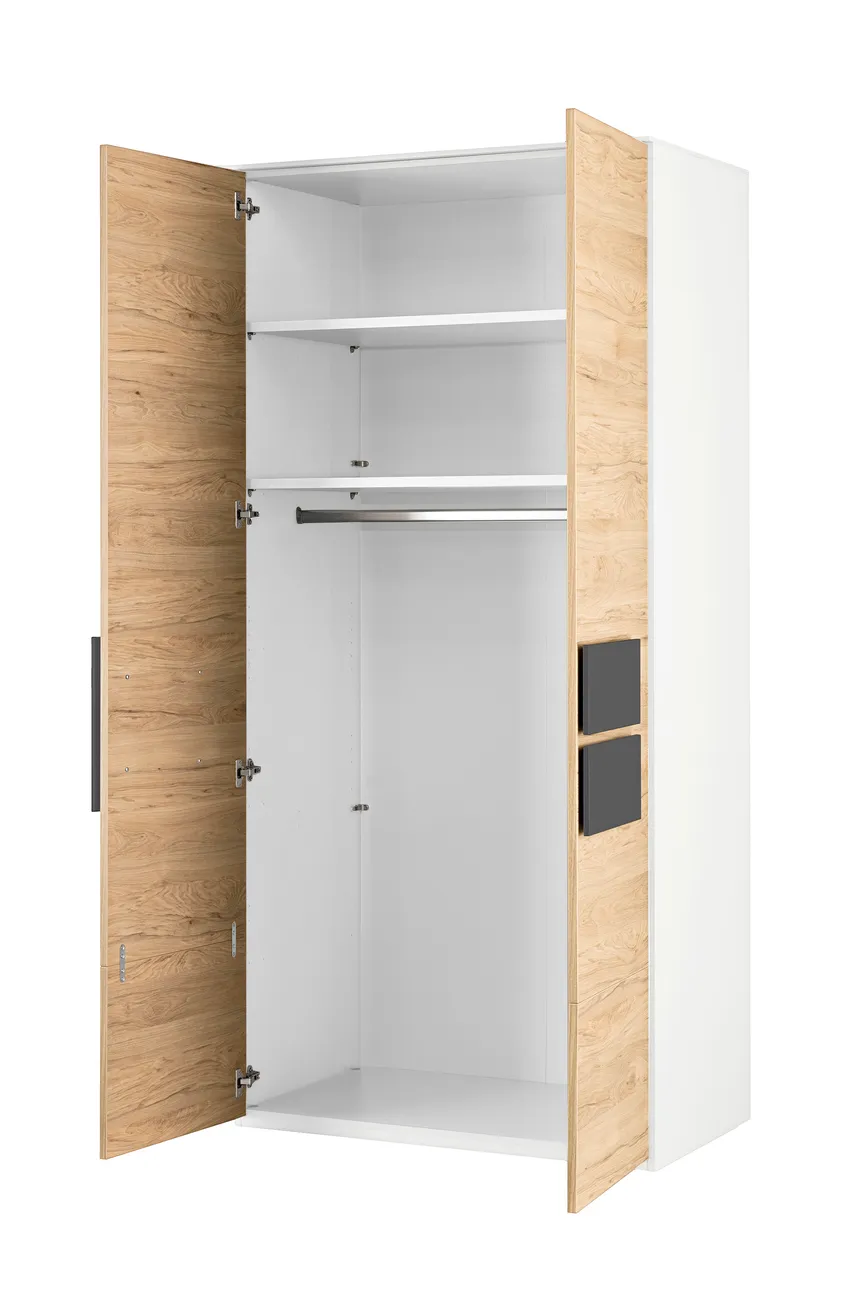 Kleiderschrank 2-trg. detail