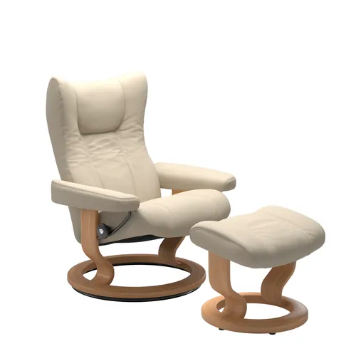 Sessel mit Hocker