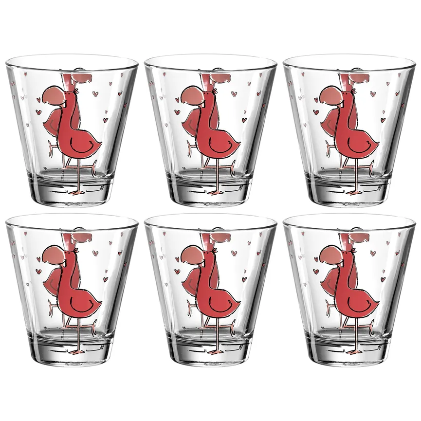 Trinkbecher "Bambini" Flamingo detail