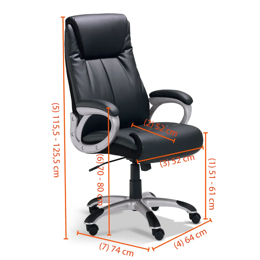 Chefsessel dimensionsmarker