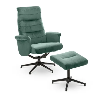 Sessel mit Hocker