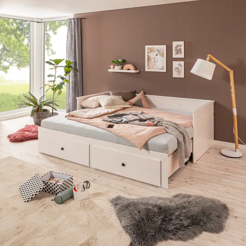 Funktionsbett 90/180x200 cm milieu