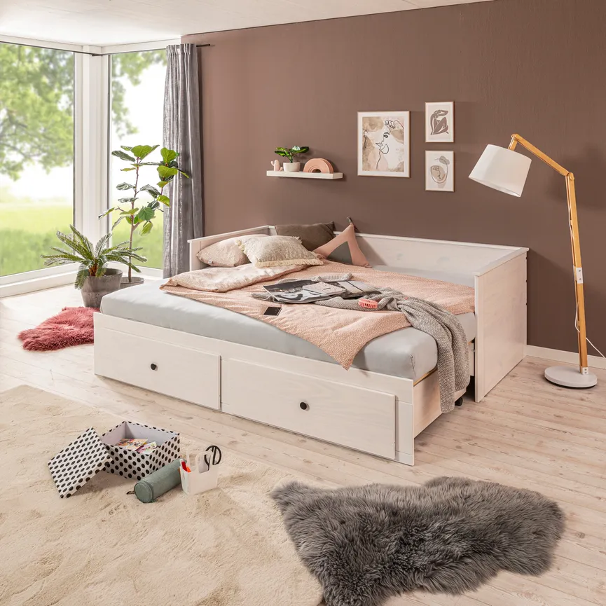 Funktionsbett 90/180x200 cm milieu