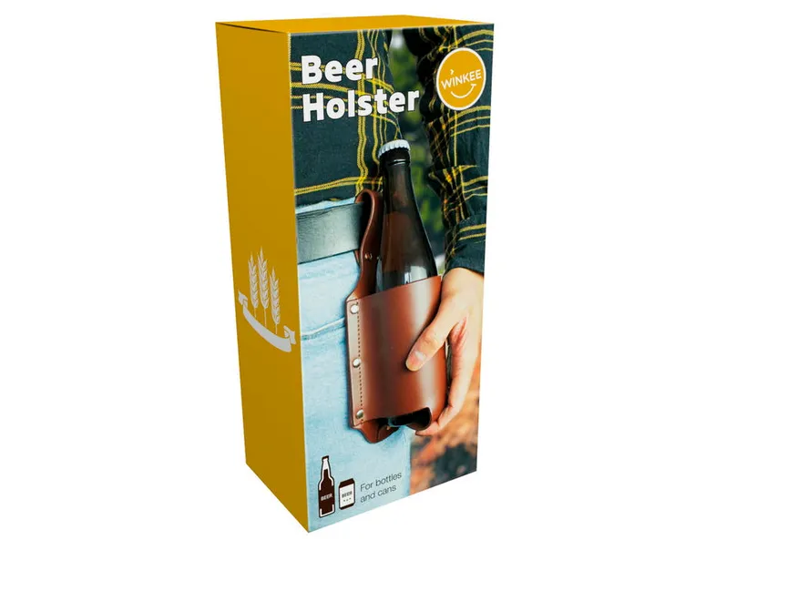 Bierholster braun detail