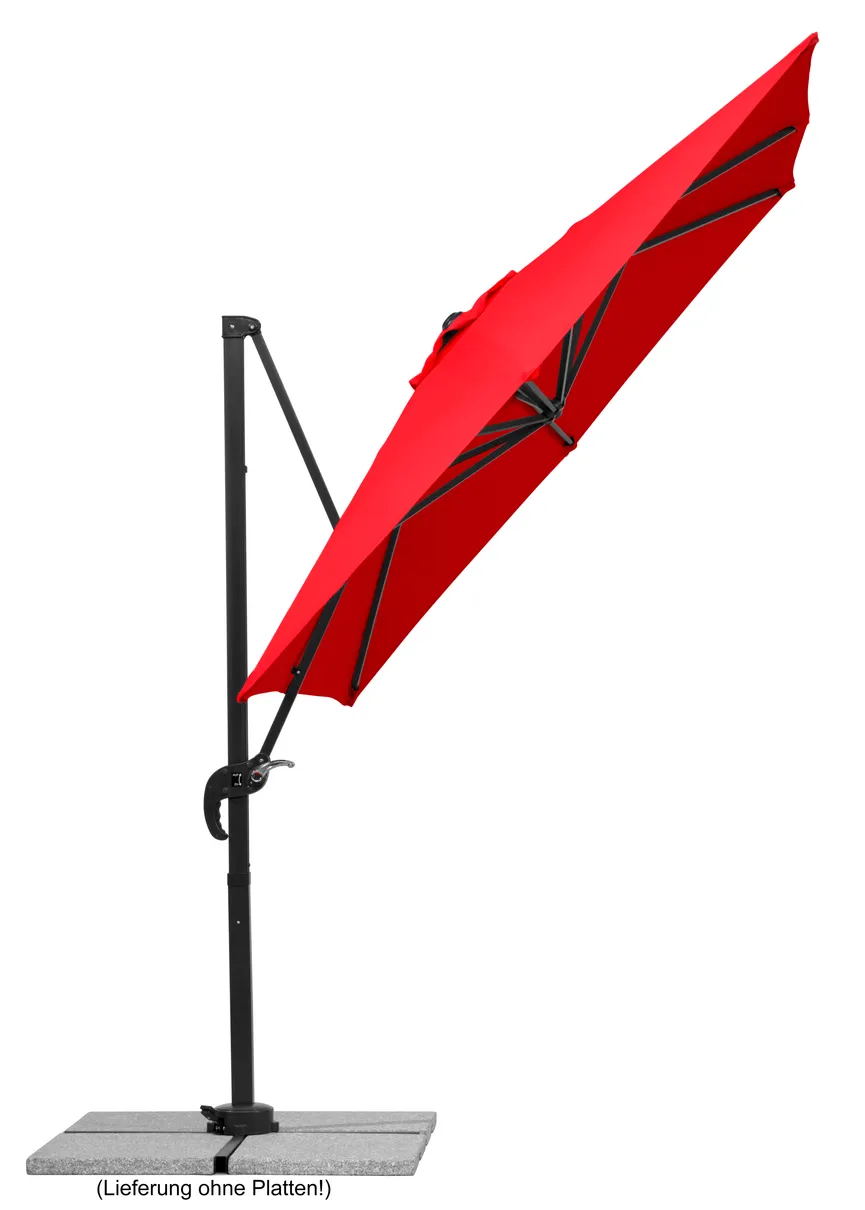 Junior Ampelschirm quadratisch detail