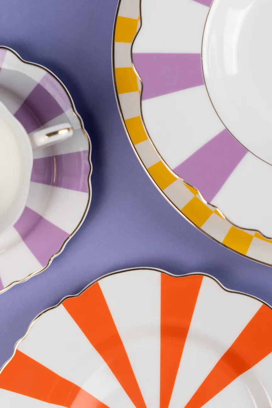 Frühstücksteller "Harlequin" milieu