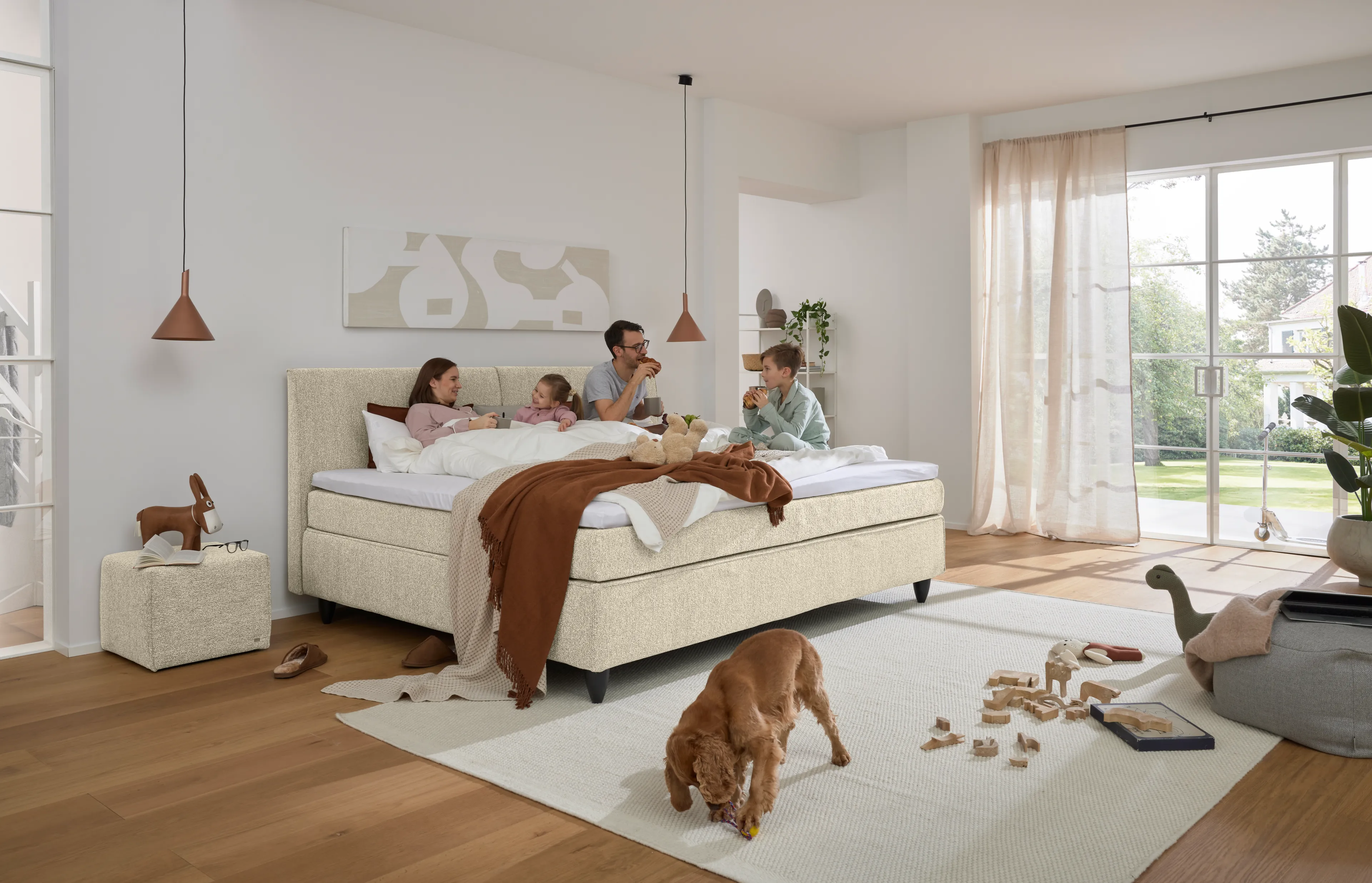 Boxspringbett Siena 240 x 220 cm
