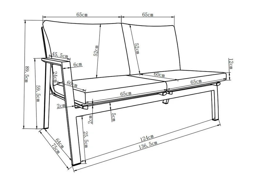Lounge 3tlg. detail