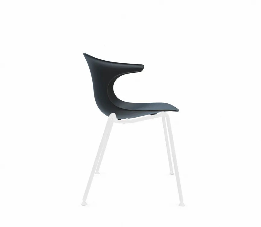 Stuhl 4 Legs white detail