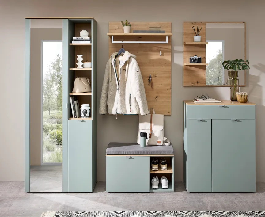 Schuhschrank 2T/1S milieu