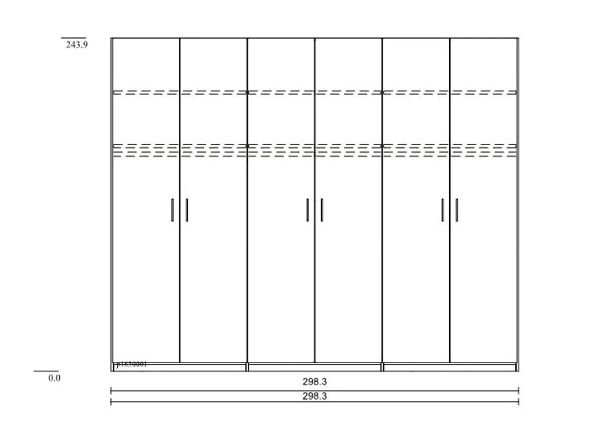 Drehtürenschrank Basic detail