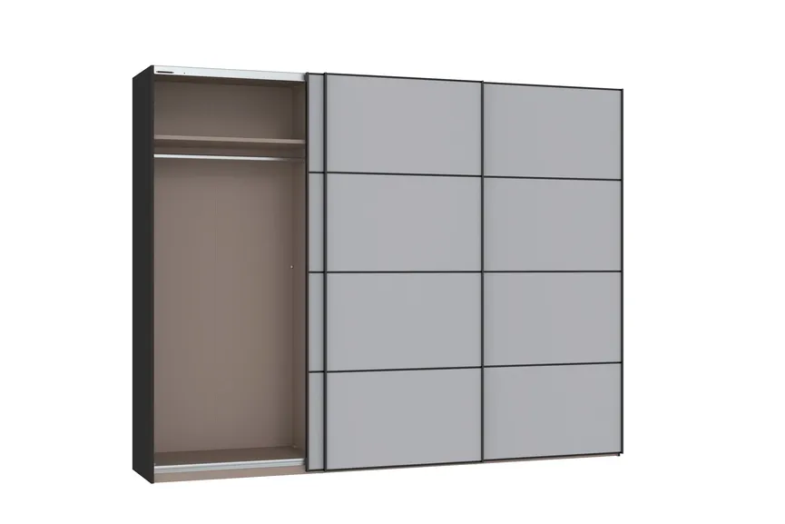 Schwebetürenschrank 3-trg. detail