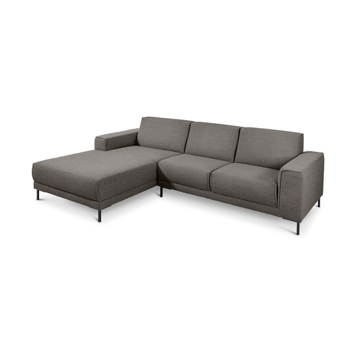 freistil Ecksofa Grau 141