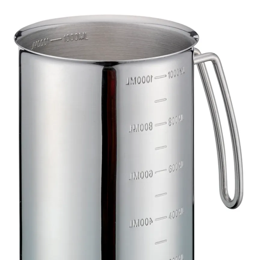 Messbecher 1L Edelstahl detail