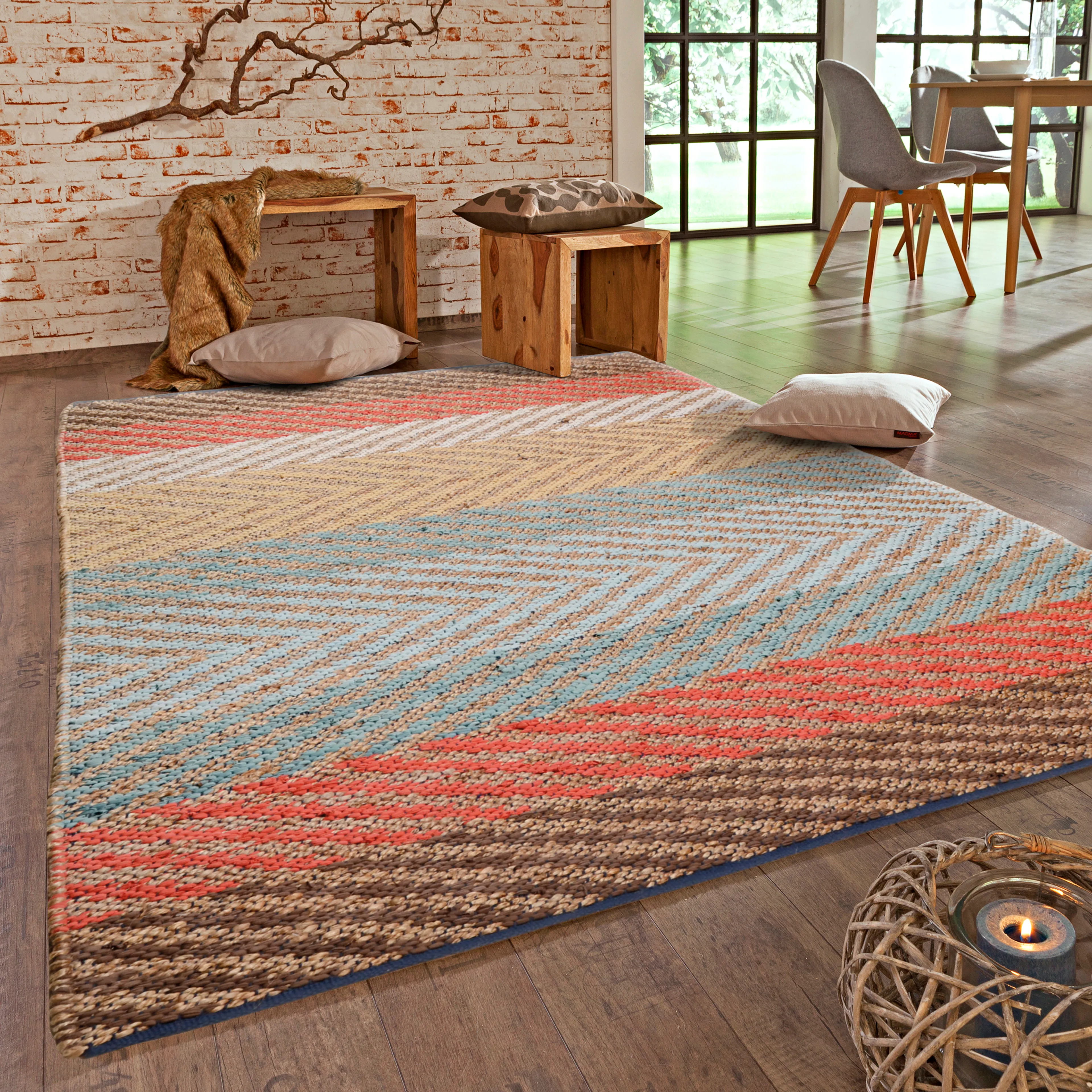 Designteppich PastelStripe 160 x 230 cm