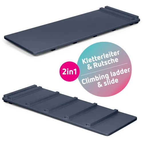 Kletterleiter und Rutsche